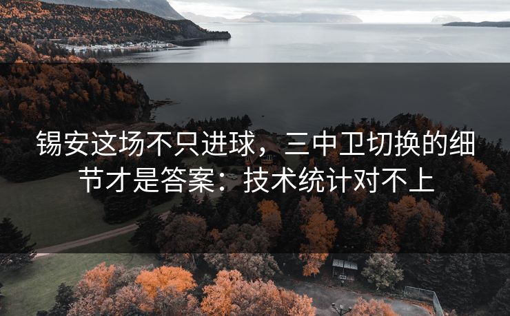 锡安这场不只进球,三中卫切换的细节才是答案:技术统计对不上-第1张图片-开云体育平台官网 - 专业赛事首选 锡安这场不只进球,三中卫切换的细节才是答案:技术统计对不上-第1张图片-开云体育平台官网 - 专业赛事首选